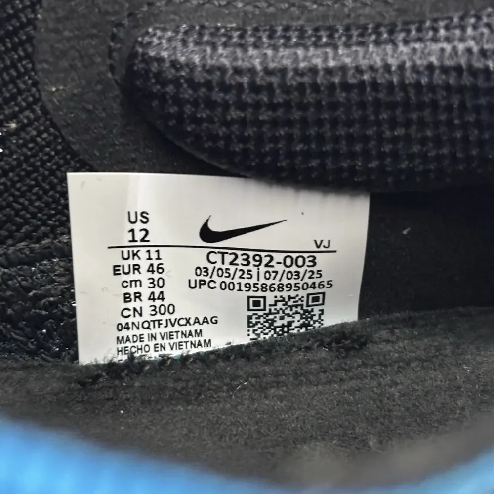 Nike Zoom Fly 4 Mens Size 12 Black Chlorine Blue Shoes